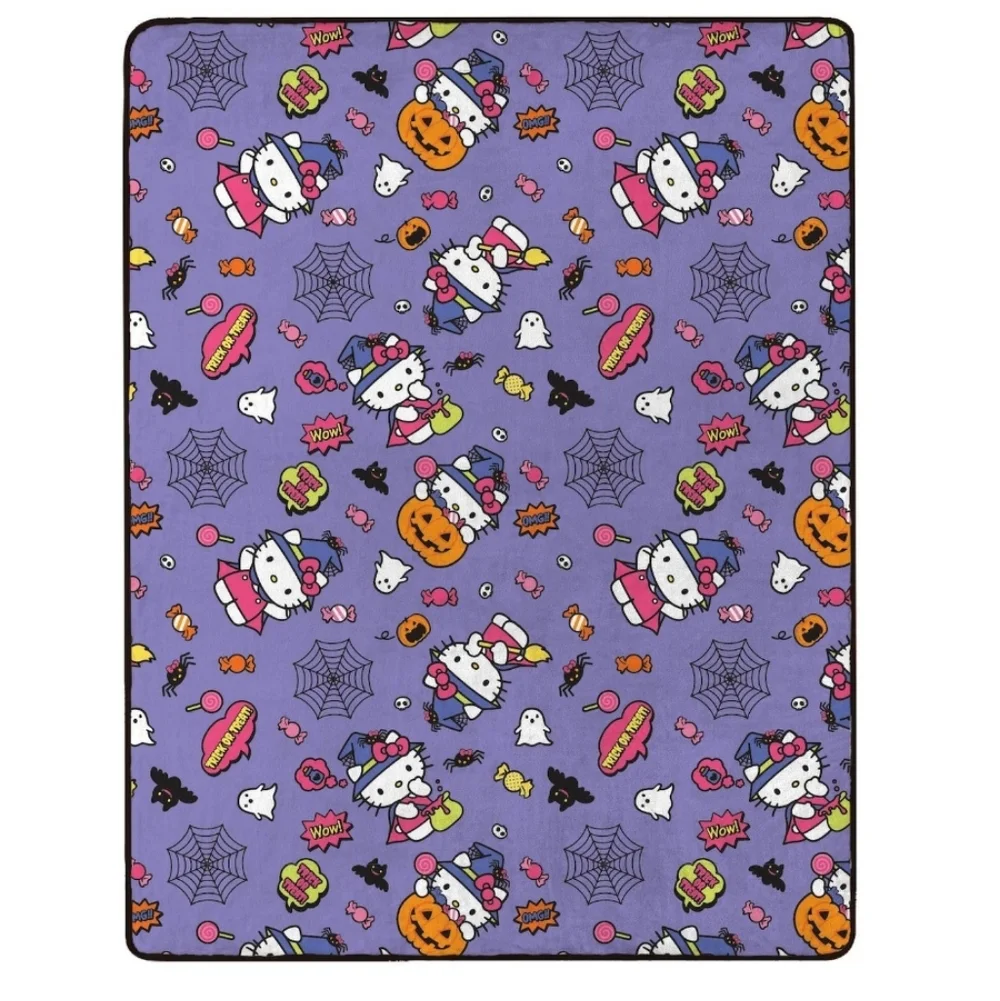 Hello Kitty Treat Silk Touch Throw Halloween Blanket